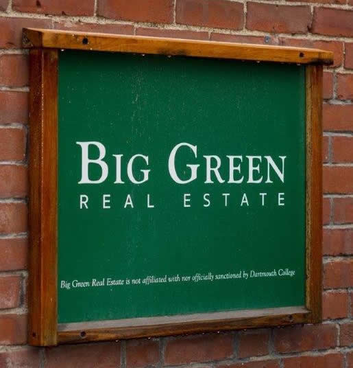 big green sign