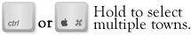 Select Multiple by holding ctrl or apple key